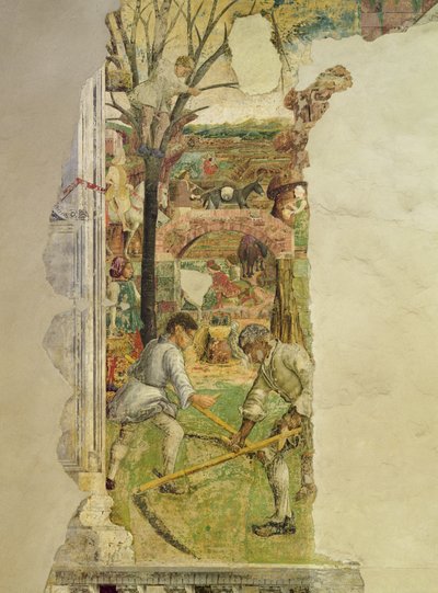 Allegory of May: Haymaking, 1469-70 by Francesco del Cossa